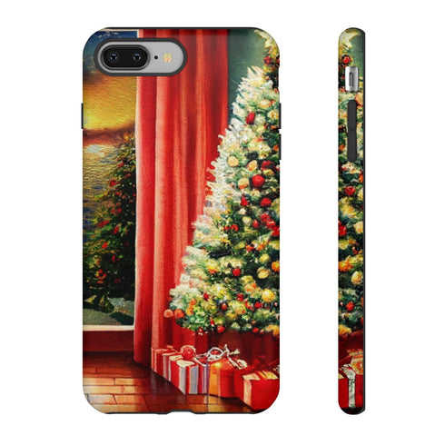 Christmas Tree in Cozy Holiday Home - Impact Resistant Phone Case iPhone 8 Plus Matte